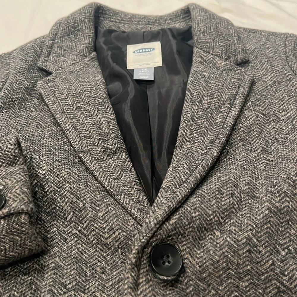 OLD NAVY BOY'S HERRINGBONE SPORTS JACKET - Picture 2 of 3